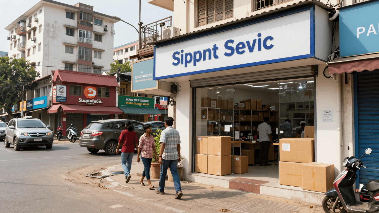 DHL Perambur courier service centre in North Chennai